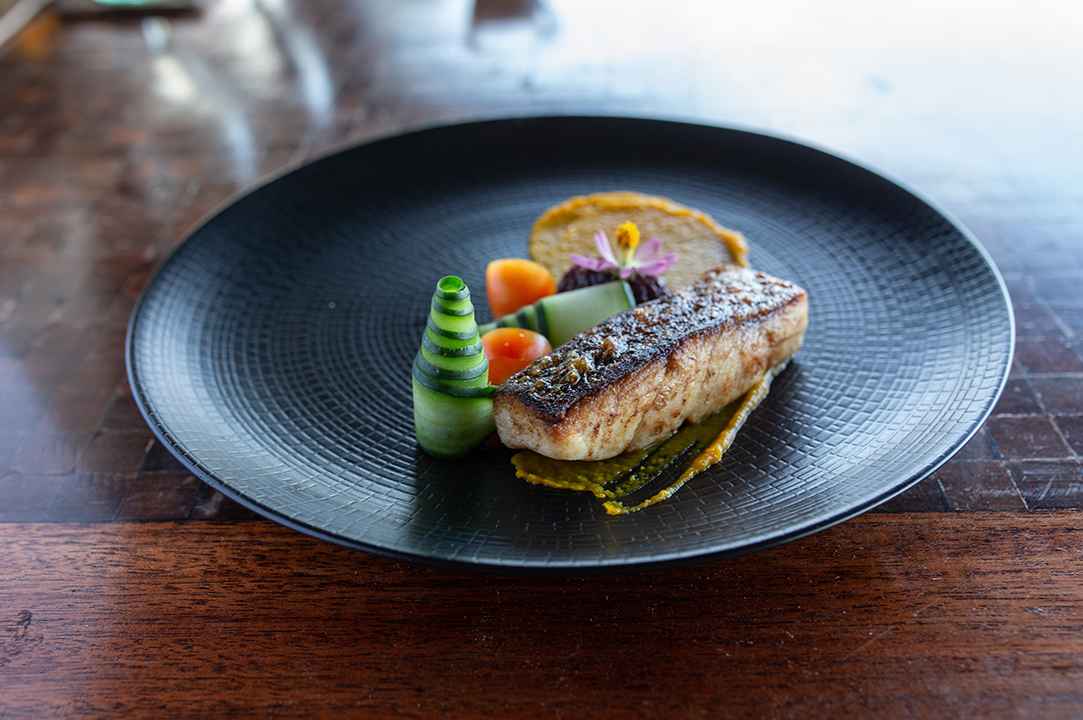 Pan-Seared-Barramundi---The-Tempayan-at-Tanah-Gajah-Ubud